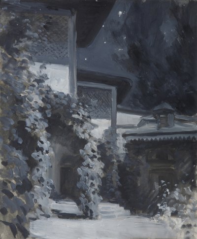 Palazzo di Bakhchisaray. Illustrazione del poema La fontana di Bahçesaray di A. Pushkin da Konstantin Alekseevich Korovin