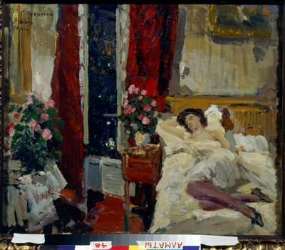 Nella stanza da Konstantin Alekseevich Korovin