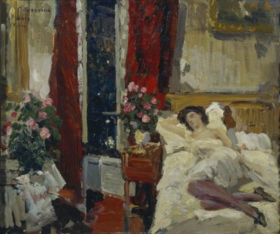 Nella stanza da Konstantin Alekseevich Korovin