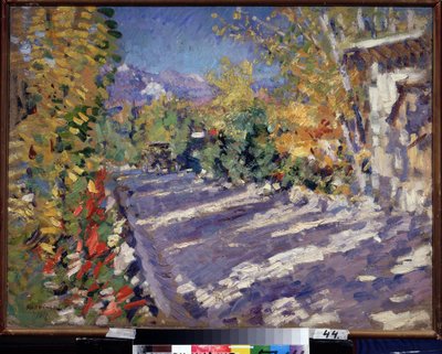 La strada per Gurzuf da Konstantin Alekseevich Korovin