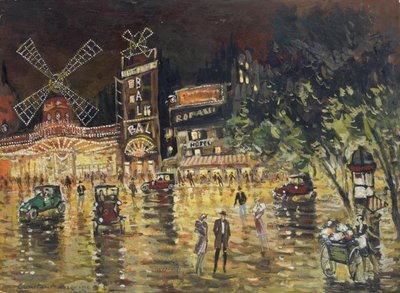 Il Moulin Rouge da Konstantin Alekseevich Korovin