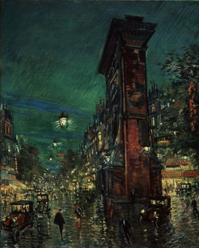 Parigi, Porta Saint-Denis, 1923-1939 da Konstantin Alekseevich Korovin