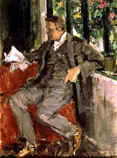 Ritratto di Feodor Ivanovich Chaliapin (1873-1938) da Konstantin Alekseevich Korovin