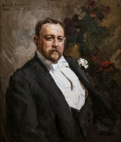 Ritratto di Ivan Abramovich Morozov da Konstantin Alekseevich Korovin