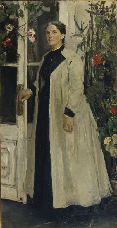 Ritratto di Olga Pavlovna Orlova 1838-1926 da Konstantin Alekseevich Korovin