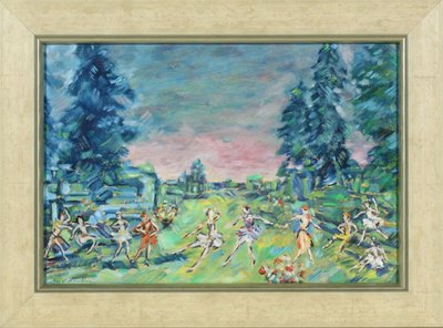 Scenografia per il balletto Corsaro di A. Adam da Konstantin Alekseevich Korovin