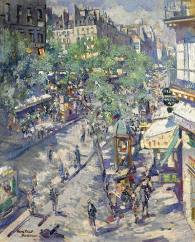 Il Boulevard de Sébastopol a Parigi da Konstantin Alekseevich Korovin