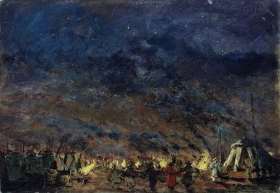 Il Campo dei Polovtsiani. Scenografia per l