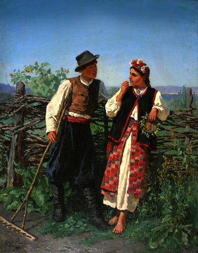 Al recinto di vimini da Konstantin Alexandrovich Trutovsky