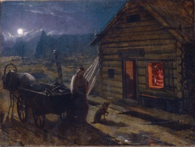 Davanti a una taverna da Konstantin Alexandrovich Trutovsky