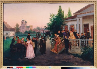 Partenza dei visitatori da Konstantin Alexandrovich Trutovsky