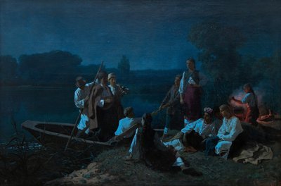La notte prima di Pentecoste in Ucraina, 1878 da Konstantin Alexandrovich Trutovsky