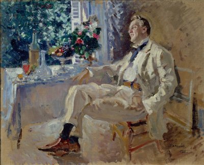 Ritratto del Cantante Feodor Ivanovich Chaliapin, 1911 da Konstantin Alexeyevich Korovin
