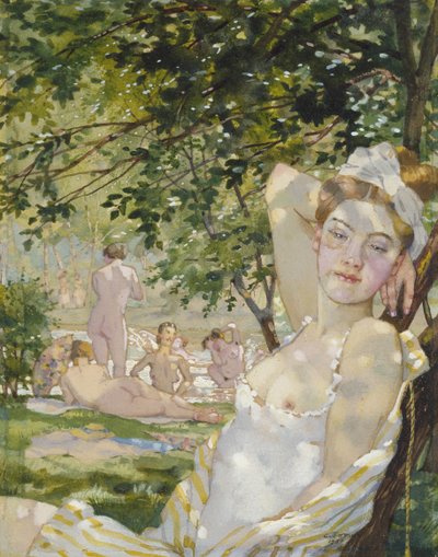 Bagnanti al sole, 1930 da Konstantin Andreevic Somov