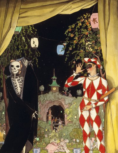 Arlecchino e Morte da Konstantin Andreevic Somov