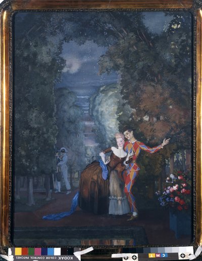 Arlecchino e una signora, 1912 da Konstantin Andreevic Somov