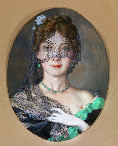 La dama con il velo (Manon Lescaut) da Konstantin Andreevic Somov