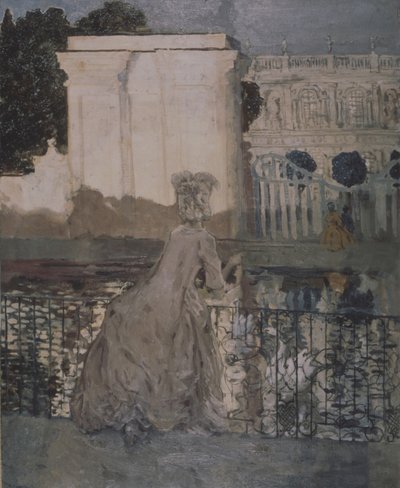 Signora allo stagno da Konstantin Andreevic Somov