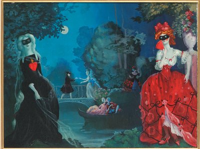 Mascherata al chiaro di luna da Konstantin Andreevic Somov