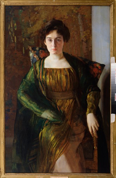 Ritratto di Henrietta Hirshmann (1885-1970) da Konstantin Andreevic Somov
