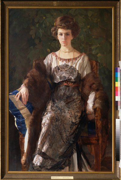 Ritratto di Evfimia Nosova, nata Ryabushinskaya da Konstantin Andreevic Somov