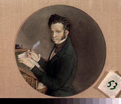 Ritratto dello scrittore Aleksandr Puškin da Konstantin Andreevic Somov