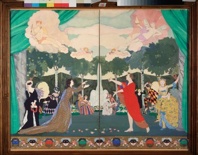 Sipario per il Teatro Libero di Mosca da Konstantin Andreevic Somov