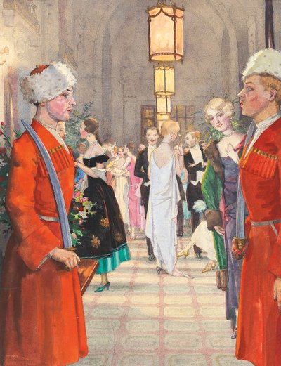 Il ballo dei cosacchi da Konstantin Andreevic Somov