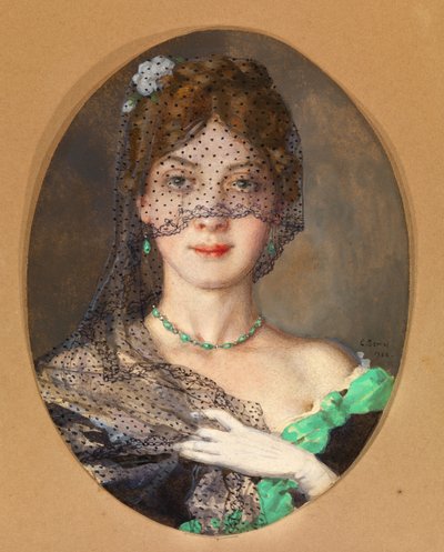 La signora con il velo Manon Lescaut da Konstantin Andreevic Somov