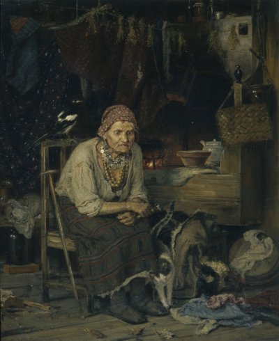 Una strega, 1879 da Konstantin Apollonovich Savitsky