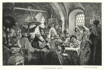 Una festa nuziale russa da Konstantin Egorovich Makovsky