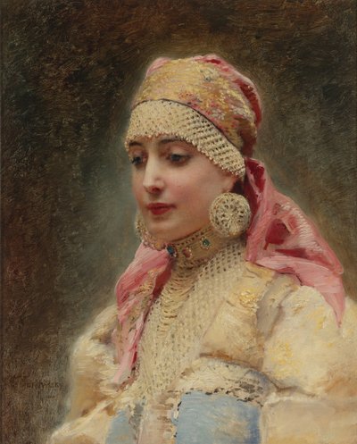 Moglie del Boiardo da Konstantin Egorovich Makovsky