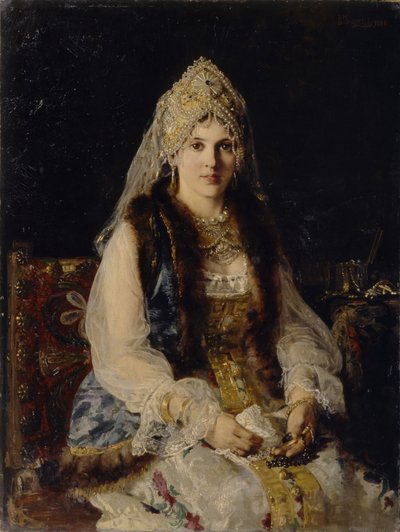 Moglie del boiardo da Konstantin Egorovich Makovsky