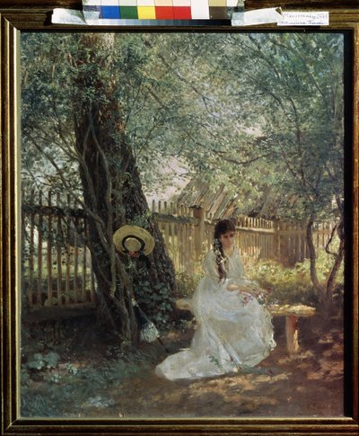 Nel giardino da Konstantin Egorovich Makovsky