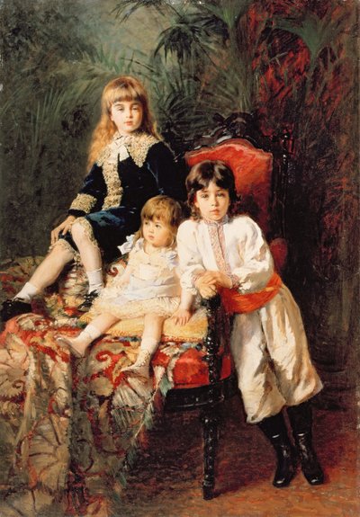 I figli del signor Balashov da Konstantin Egorovich Makovsky