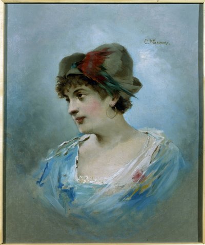 Ritratto della ballerina Marie Petipa (1857-1930) da Konstantin Egorovich Makovsky
