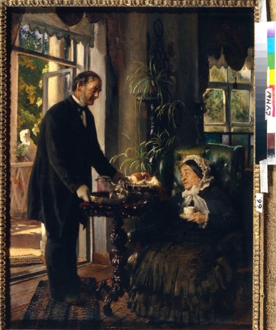 Una castellana di maniero da Konstantin Egorovich Makovsky