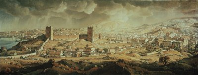 Feodosia. La Crimea, 1930 da Konstantin Fyodorovich Bogayevsky