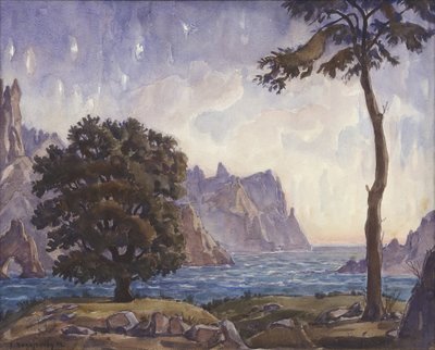 Paesaggio, 1942 da Konstantin Fyodorovich Bogayevsky