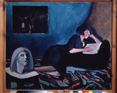 Una donna che legge da Konstantin Istomin
