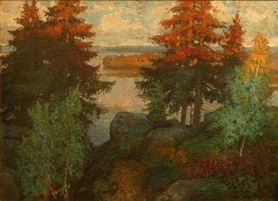 Paesaggio autunnale da Konstantin Ivanovich Gorbatov