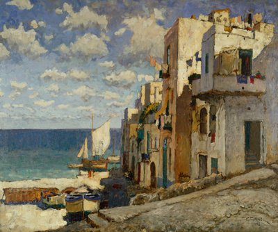 Strada dei pescatori, Capri da Konstantin Ivanovich Gorbatov