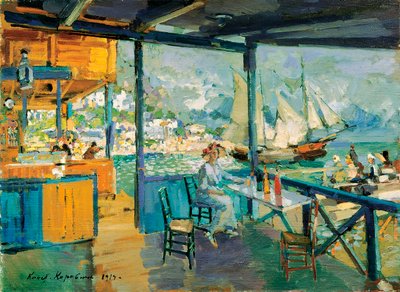 Molo a Gurzuf, 1914 da Konstantin Alekseevich Korovin