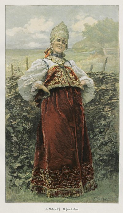 Figlia di boiardo da Konstantin Makovsky