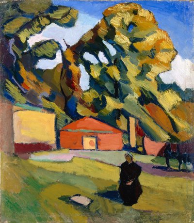 Paesaggio decorativo, 1928-1929 da Konstantin Nikolayevich Istomin