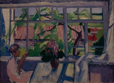 Sulla terrazza, 1929 da Konstantin Nikolayevich Istomin