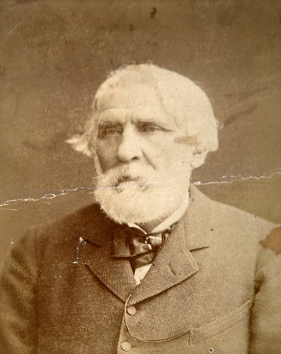 Ivan Turgenev, autore russo, 1870 da Konstantin Schapiro