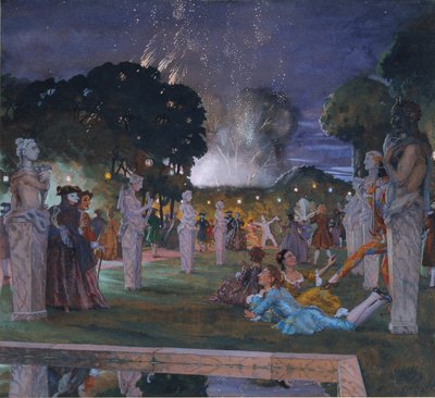 Feste nei Dintorni di Venezia, 1930 da Konstantin Somov