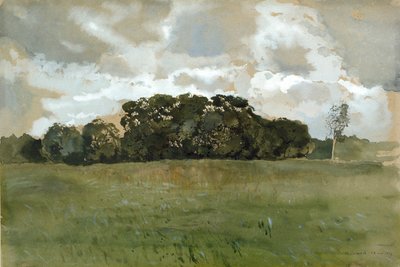 Paesaggio con nuvole grigie da Konstantin Somov