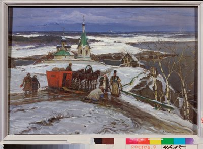 La slitta chiusa in Russia del XVII secolo da Konstantin Veshchilov